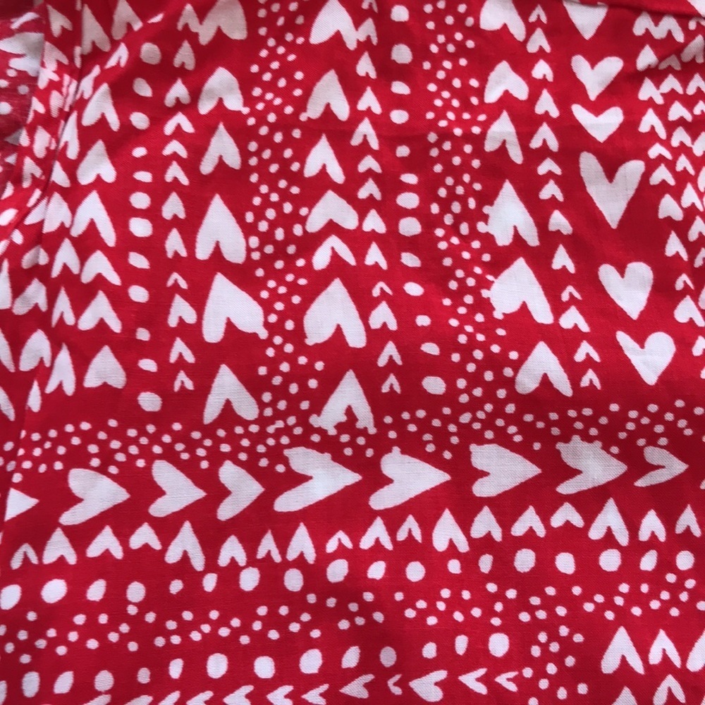 VICTORIA'S SECRET OS red printed duster or cover up - Picture 6 of 9